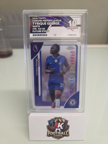 Topps chrome tyrique george - chrome,