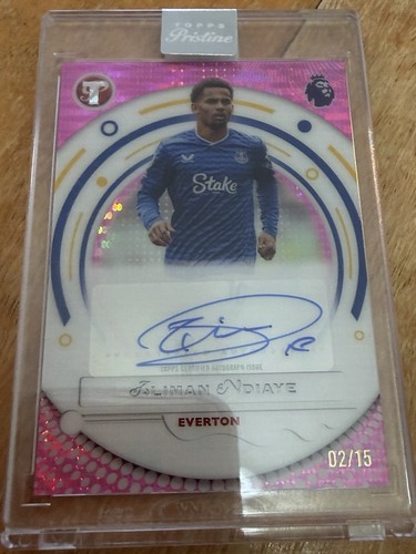 Topps prestine ndiaye auto - topps,