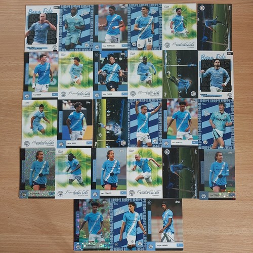 Topps machester city team set - machester,