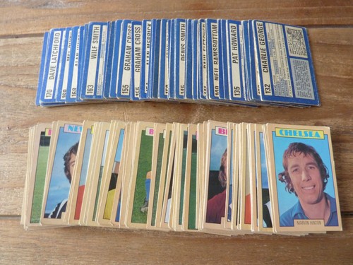 Football cards blue back - football,
