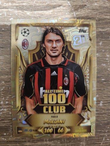 Paolo maldini topps - paolo, match