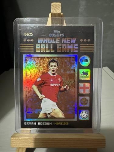 Bryan robson topps - topps, whole