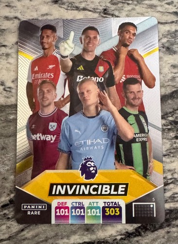 Panini invincible rare golden - invincible, rare.