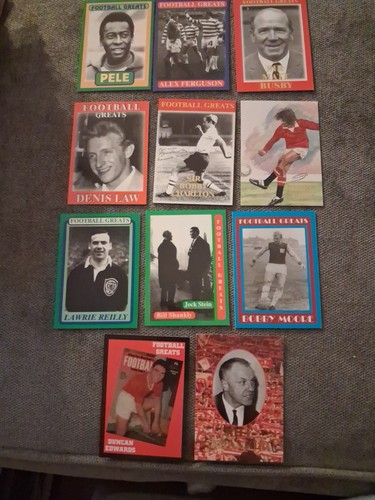 Rare football greats cards - football,
