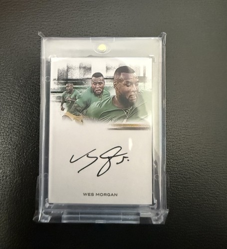 Wes morgan autograph - autograph, 01/08