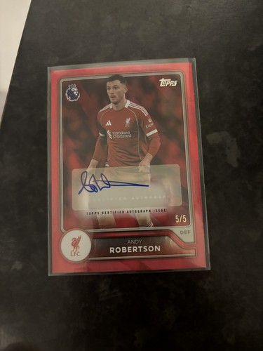 Andy robertson autograph - andy, 5/5