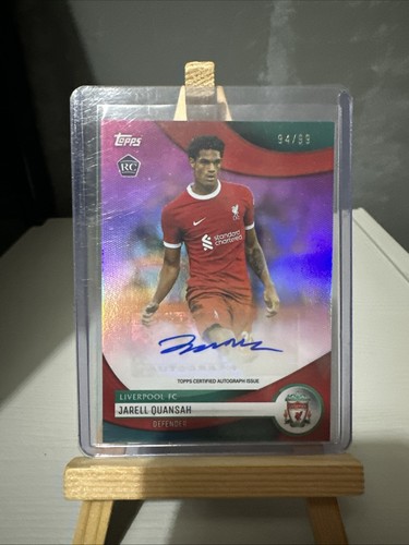 Jarell quansah auto card topps - jarell,
